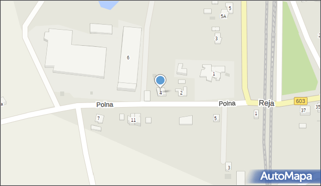 Sztum, Polna, 4, mapa Sztum