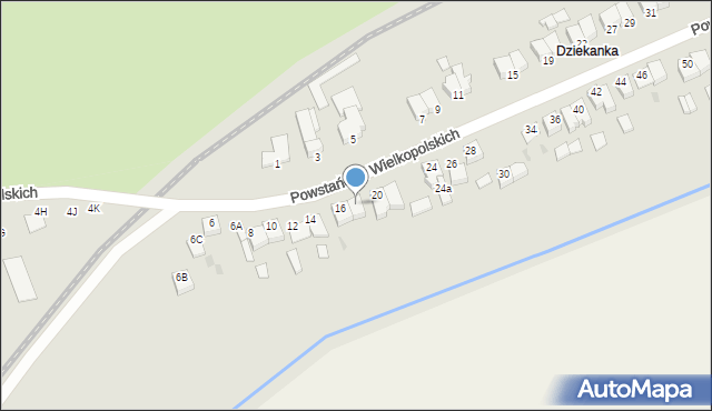 Szubin, Powstańców Wielkopolskich, 18, mapa Szubin