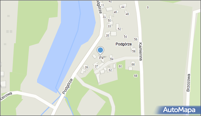 Szydłowiec, Podgórze, 37a, mapa Szydłowiec