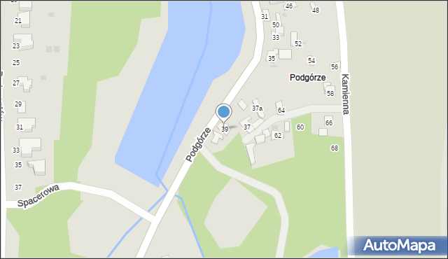 Szydłowiec, Podgórze, 39, mapa Szydłowiec