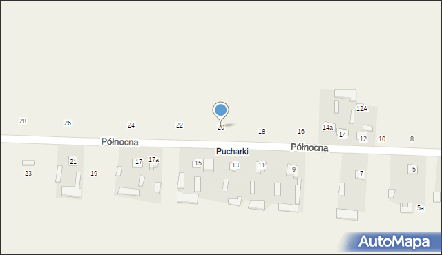 Tarnawatka, Północna, 20, mapa Tarnawatka