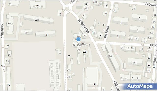 Tarnów, Polskiego Czerwonego Krzyża, 30A, mapa Tarnów
