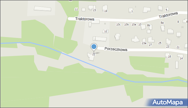 Tarnów, Porzeczkowa, 22, mapa Tarnów