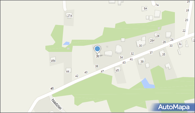 Tarnowiec, Południowa, 36, mapa Tarnowiec