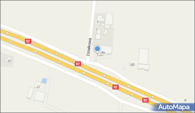 Tarnowo Podgórne, Poznańska, 16a, mapa Tarnowo Podgórne