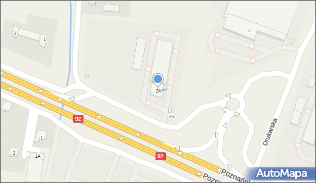 Tarnowo Podgórne, Poznańska, 2A, mapa Tarnowo Podgórne