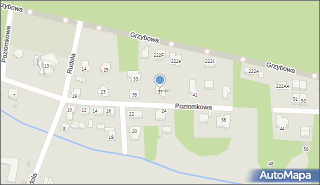 Tarnowskie Góry, Poziomkowa, 37, mapa Tarnowskie Góry