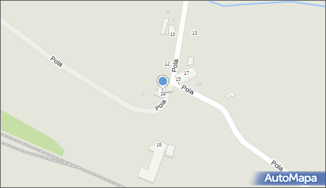 Tarnowskie Góry, Pola Wincentego, 14, mapa Tarnowskie Góry