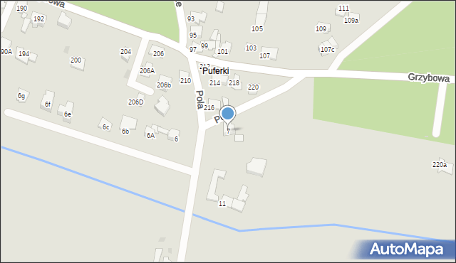 Tarnowskie Góry, Pola Wincentego, 7, mapa Tarnowskie Góry
