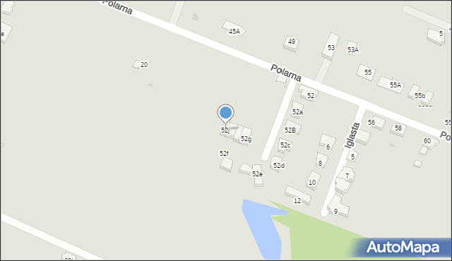 Tarnowskie Góry, Polarna, 52j, mapa Tarnowskie Góry