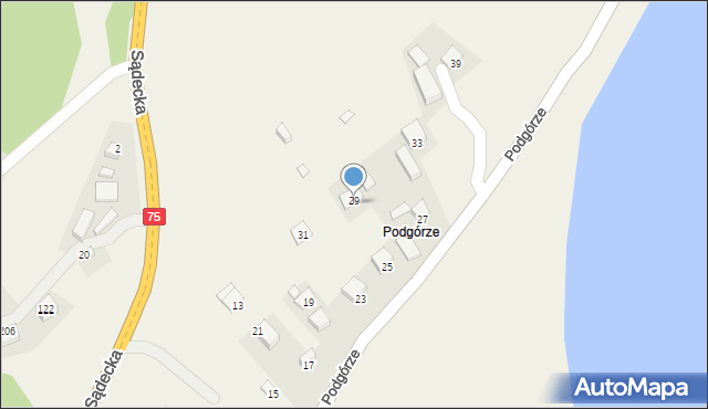 Tęgoborze, Podgórze, 31, mapa Tęgoborze