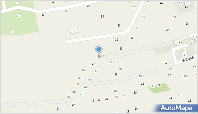 Tenczynek, Podzamcze, 40, mapa Tenczynek