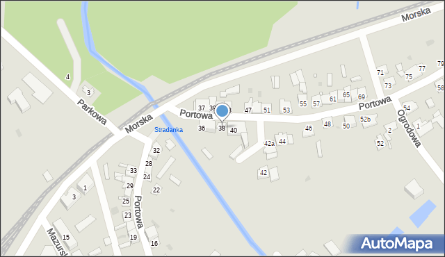 Tolkmicko, Portowa, 38, mapa Tolkmicko
