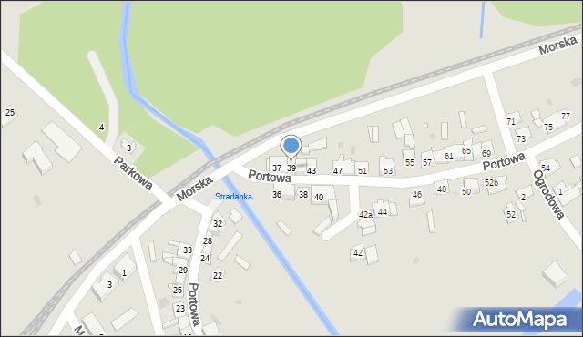 Tolkmicko, Portowa, 39, mapa Tolkmicko