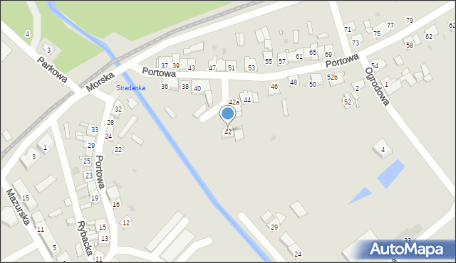 Tolkmicko, Portowa, 42, mapa Tolkmicko