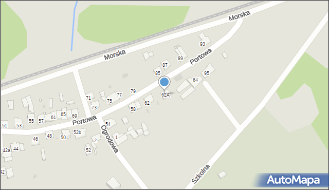 Tolkmicko, Portowa, 62A, mapa Tolkmicko