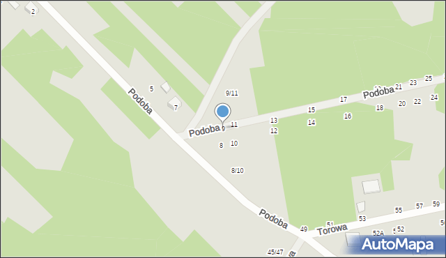 Tomaszów Mazowiecki, Podoba, 9, mapa Tomaszów Mazowiecki