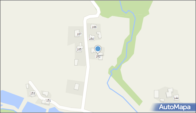 Tomice, Podlesie, 162, mapa Tomice