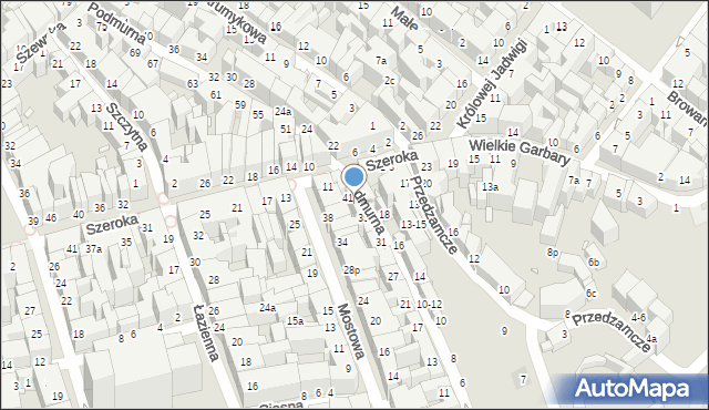 Toruń, Podmurna, 39, mapa Torunia