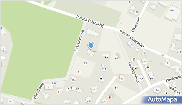 Trąbki Wielkie, Polonii Gdańskiej, 15, mapa Trąbki Wielkie