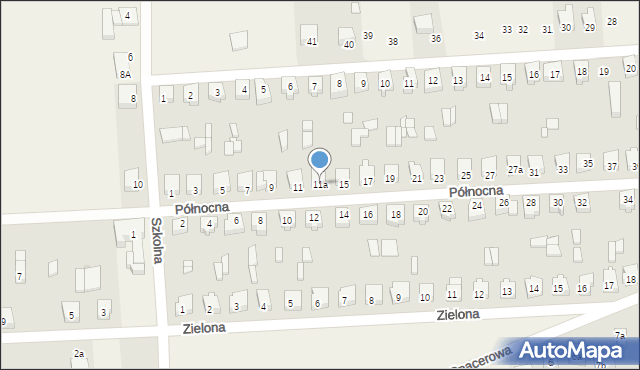 Trębaczew, Północna, 11a, mapa Trębaczew