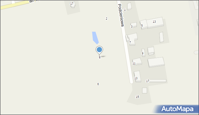 Trutnowy, Podcieniowa, 4, mapa Trutnowy