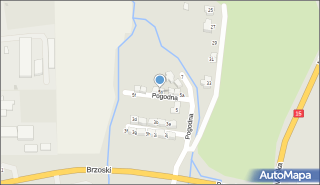 Trzebnica, Pogodna, 5b, mapa Trzebnica