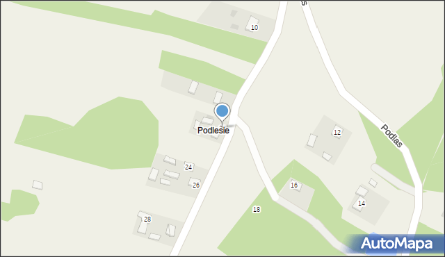 Trzeboś, Podlas, 20, mapa Trzeboś