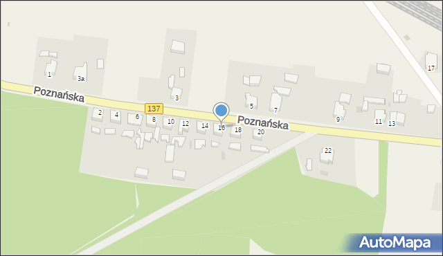 Trzemeszno Lubuskie, Poznańska, 16, mapa Trzemeszno Lubuskie