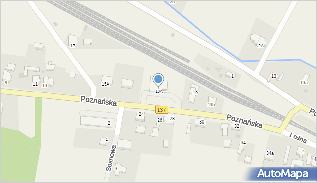 Trzemeszno Lubuskie, Poznańska, 19A, mapa Trzemeszno Lubuskie