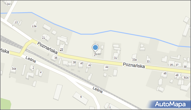 Trzemeszno Lubuskie, Poznańska, 27, mapa Trzemeszno Lubuskie