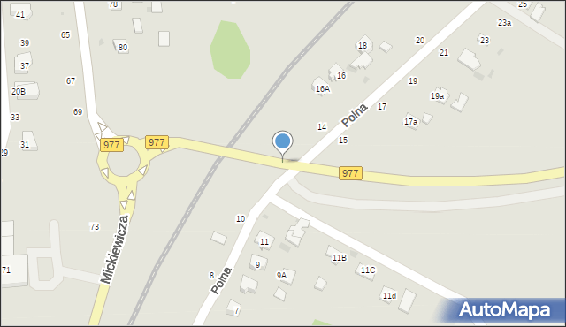 Tuchów, Polna, 12, mapa Tuchów