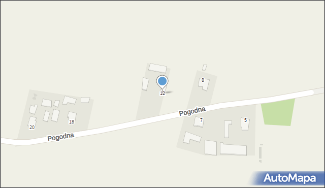 Tuczempy, Pogodna, 12, mapa Tuczempy