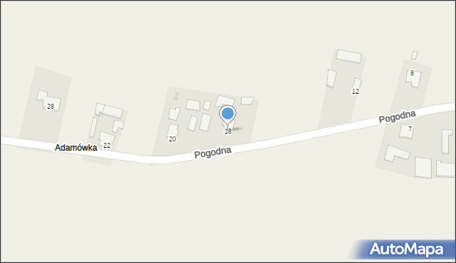 Tuczempy, Pogodna, 18, mapa Tuczempy