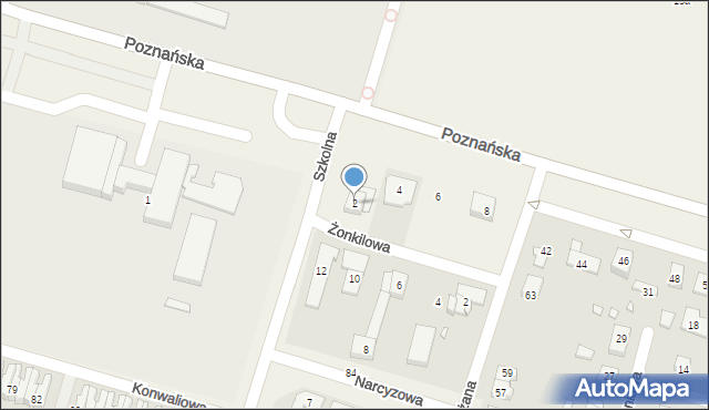 Tulce, Poznańska, 2, mapa Tulce