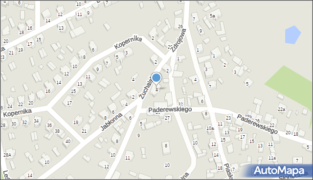 Tuliszków, Polna, 4, mapa Tuliszków