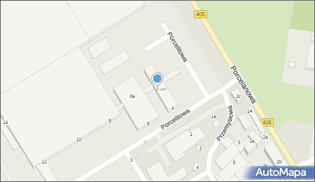 Tułowice, Porcelitowa, 2, mapa Tułowice