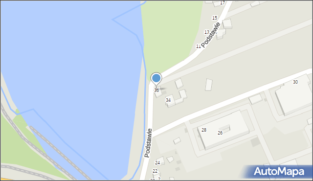 Wadowice, Podstawie, 36, mapa Wadowice