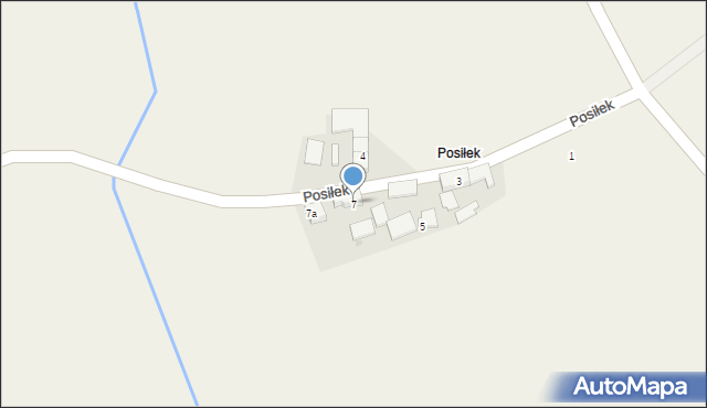 Walce, Posiłek, 7, mapa Walce