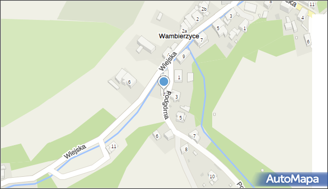 Wambierzyce, Podgórna, 4, mapa Wambierzyce