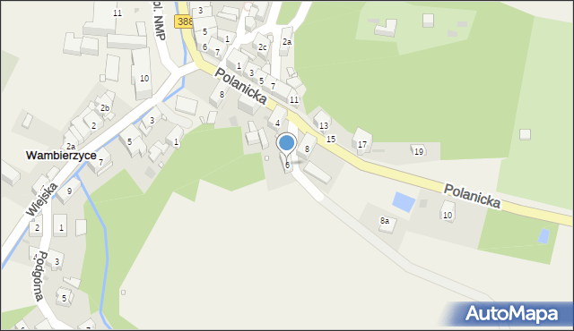 Wambierzyce, Polanicka, 6, mapa Wambierzyce