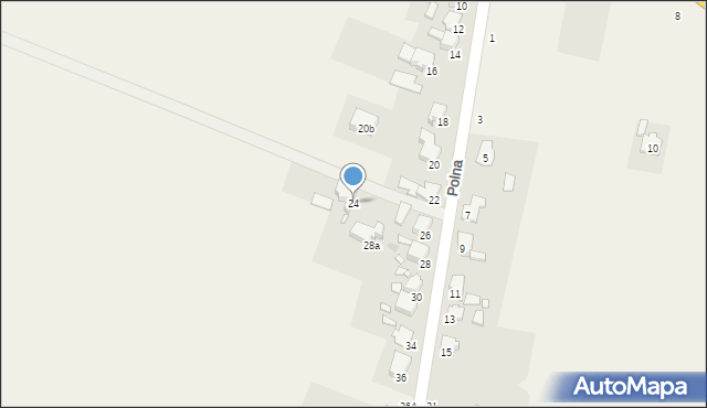 Warmątowice, Polna, 24, mapa Warmątowice