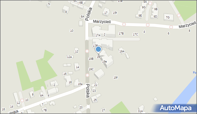 Warszawa, Polska, 19, mapa Warszawy