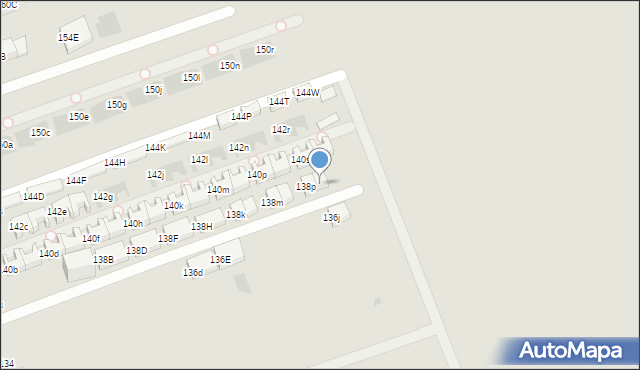 Warszawa, Poprawna, 138r, mapa Warszawy