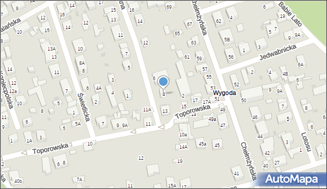 Warszawa, Poświętna, 4, mapa Warszawy