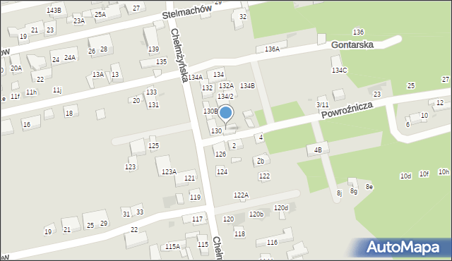 Warszawa, Powroźnicza, 1, mapa Warszawy