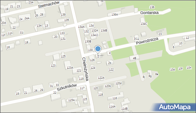 Warszawa, Powroźnicza, 2, mapa Warszawy