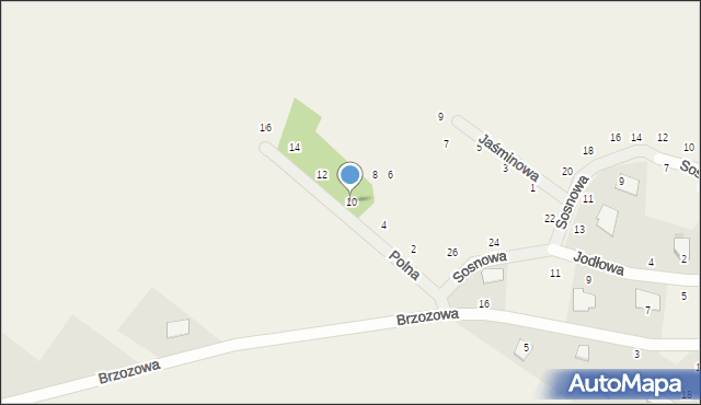 Wąsosz, Polna, 10, mapa Wąsosz