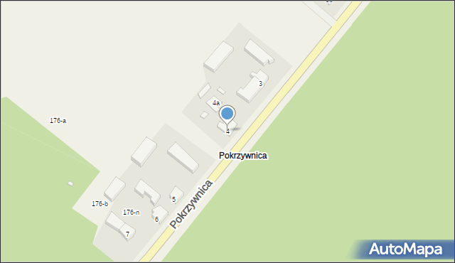 Wiatrowiec, Pokrzywnica, 4, mapa Wiatrowiec