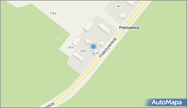 Wiatrowiec, Pokrzywnica, 6, mapa Wiatrowiec